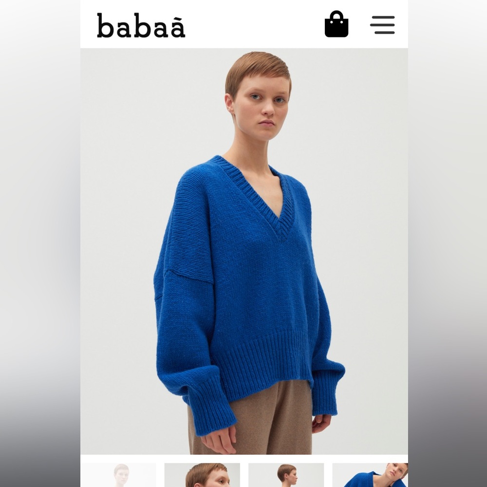 ISO BABAA JUMPER NO75 in winterskies